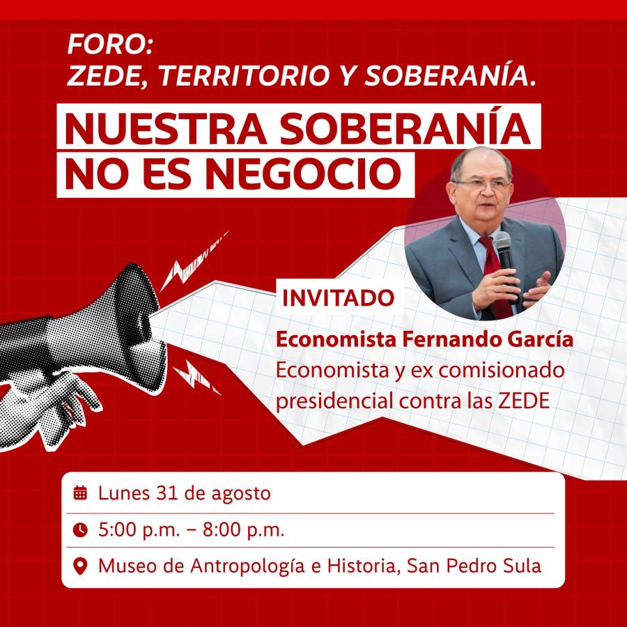 La Gira Territorial “Nuestra Soberanía No Es Negocio” llega a San Pedro Sula para conversar sobre las ZEDE, la defensa del territorio y nuestra soberanía
