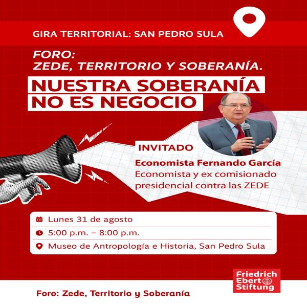 La Gira Territorial “Nuestra Soberanía No Es Negocio” llega a San Pedro Sula para conversar sobre las ZEDE, la defensa del territorio y nuestra soberanía