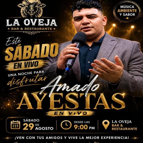 Amado Ayestas en vivo 