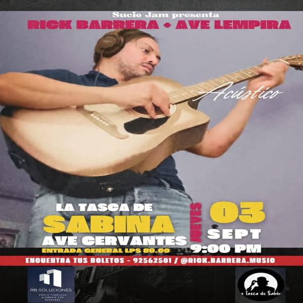 Rick Barrera + Ave Lempira: Acústico 