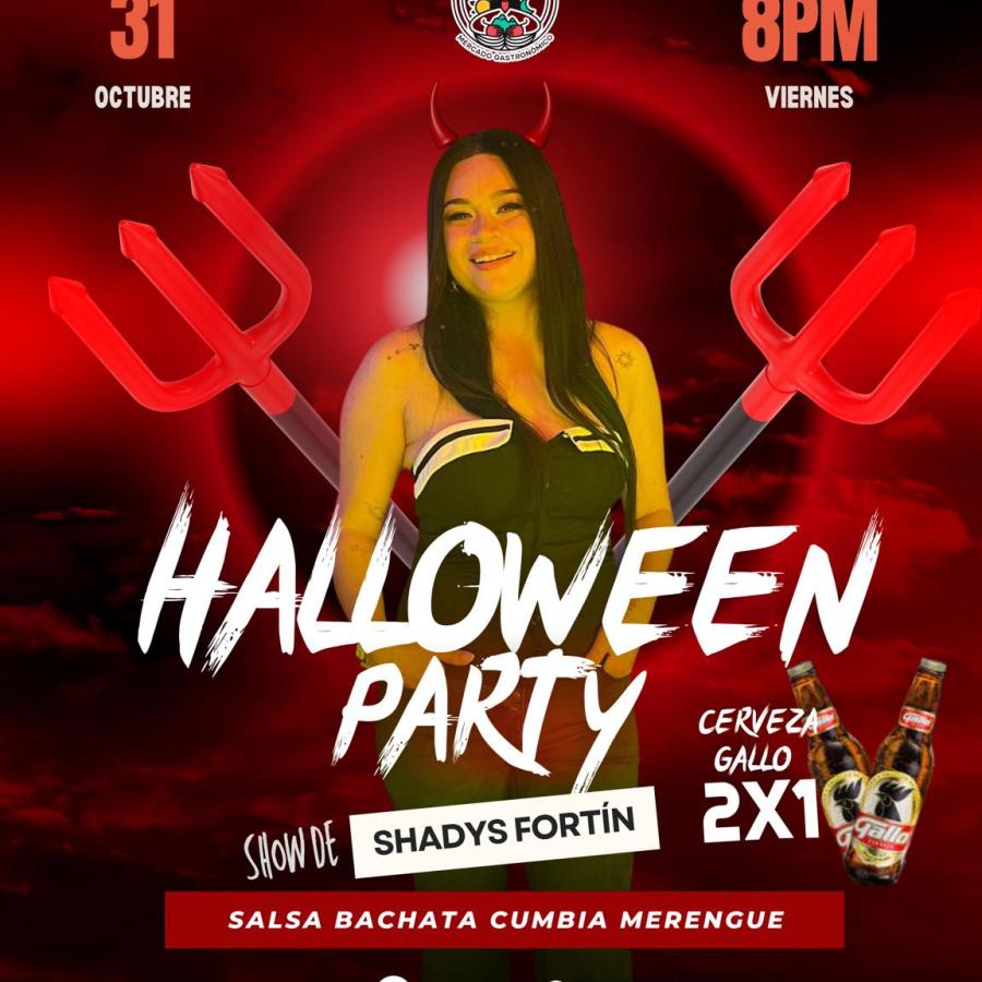 Halloween Party con música en vivo de Shadys Fortin