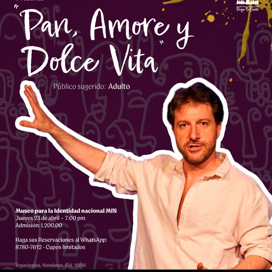 SIMONE NEGRIN presenta "Pan, Amore y Dolce Vita"