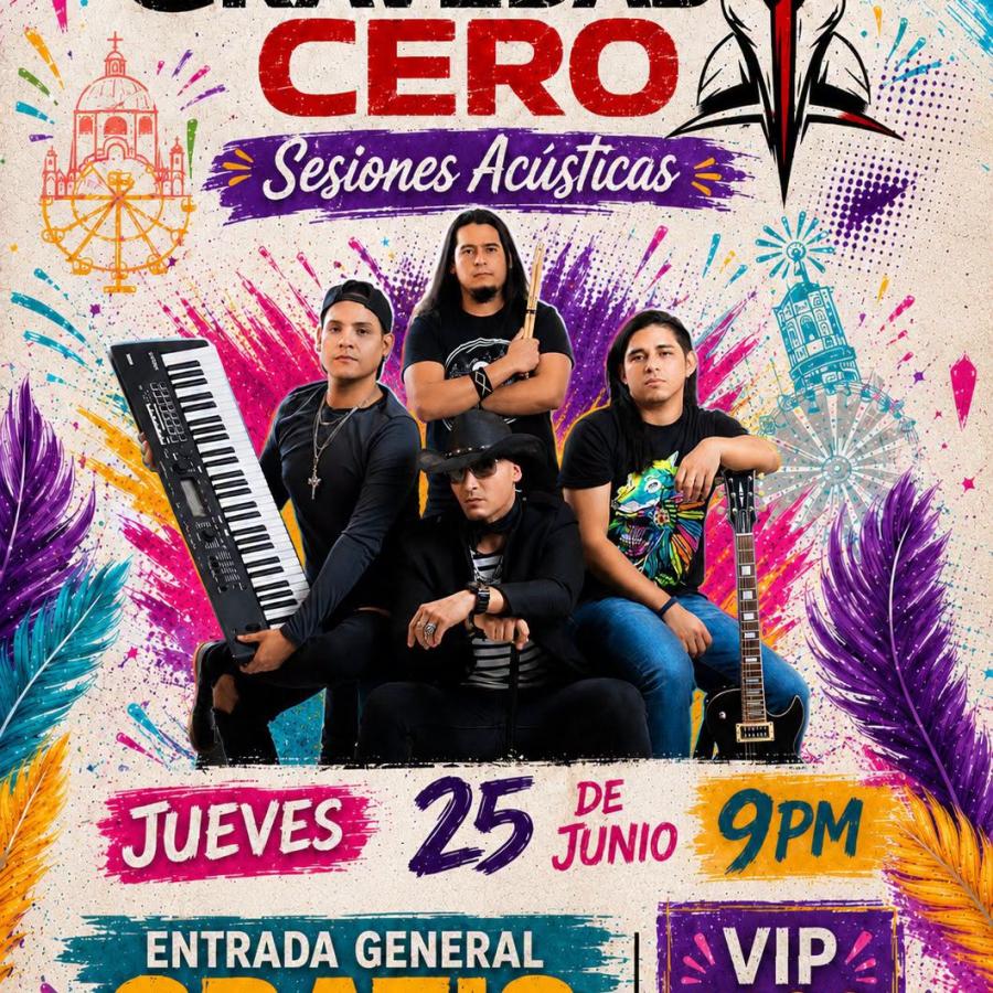 Gravedad Cero: edición especial de Sesiones Acústicas durante Feria Juniana