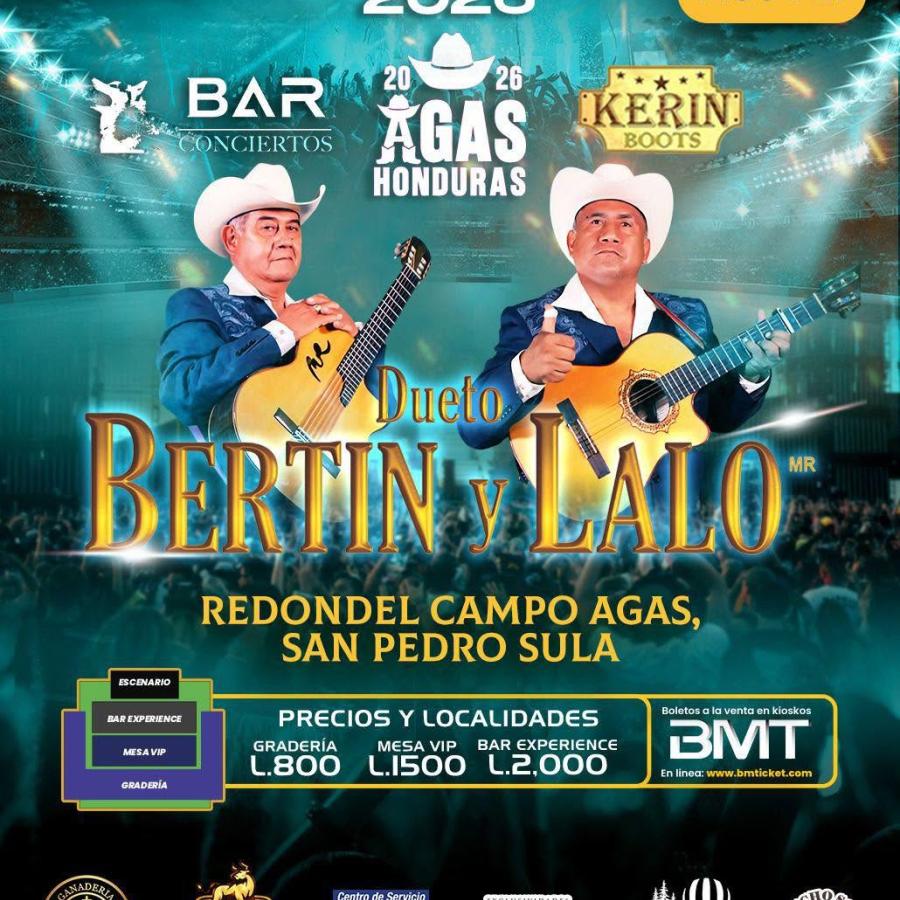 Dueto Bertín y Lalo llega desde México al Redondel Campo AGAS 