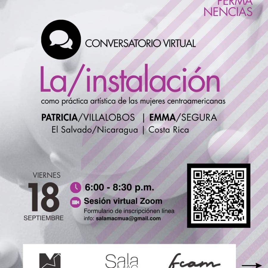 Conversatorio virtual sobre la práctica de la instalación artística de las mujeres en Centroamérica 