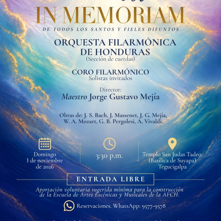Concierto In Memoriam de todos los santos y fieles difuntos 