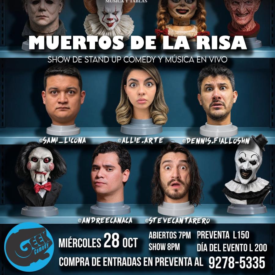 Muertos de la Risa: Stand Up Comedy y Música en Vivo 