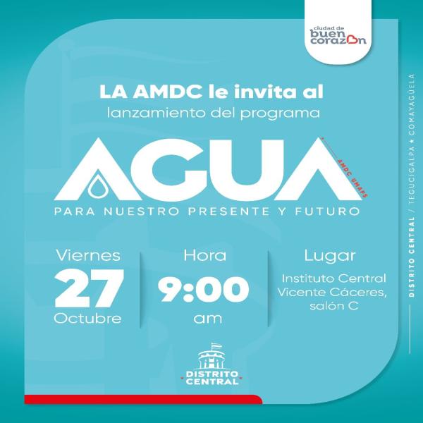 Cobertura de Prensa: Lanzamiento del Programa “Agua para nuestro presente y futuro” 
