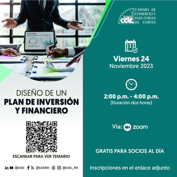Capacitación “Diseño de plan de inversión y financiero”