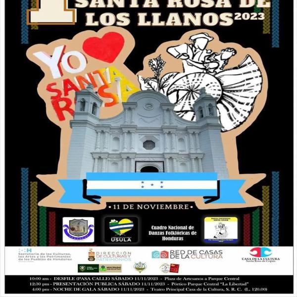  Primer Festival Folklórico Nacional Santa Rosa de los Llanos 2023