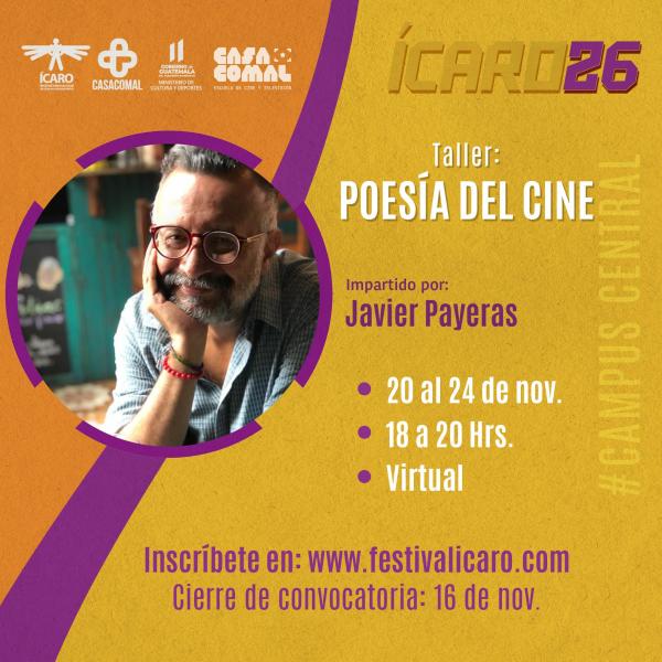 Taller teórico-práctico: Poesía del cine
