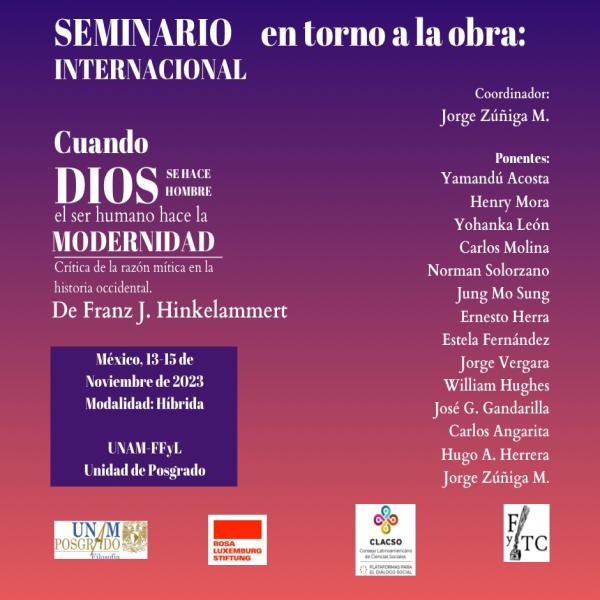 Seminario en torno a la obra de Franz J. Hinkelammert