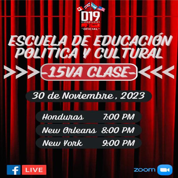 D19: Clase de Educación Política y Cultural