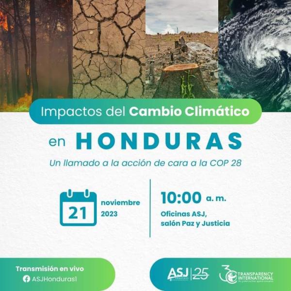 Conferencia de prensa: Impactos del Cambio Climático en Honduras "Un llamado a la acción de cara a la COP 28"