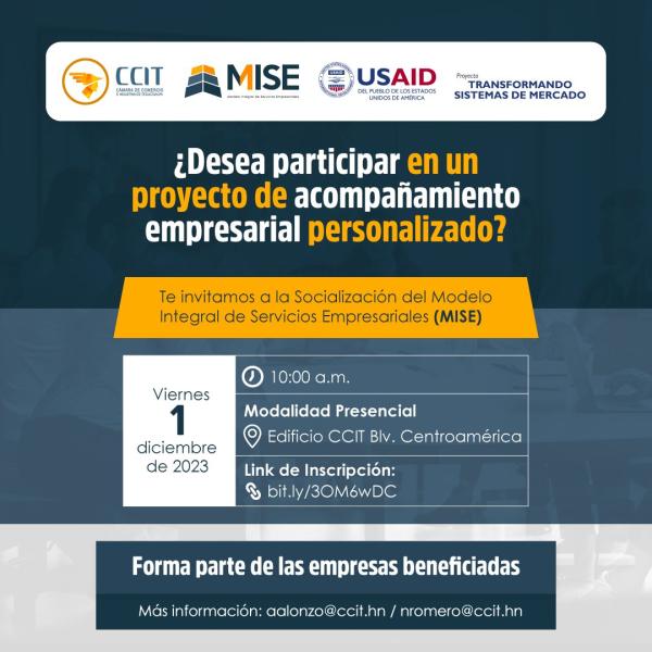 Socialización del Modelo Integral de Servicios Empresariales MISE