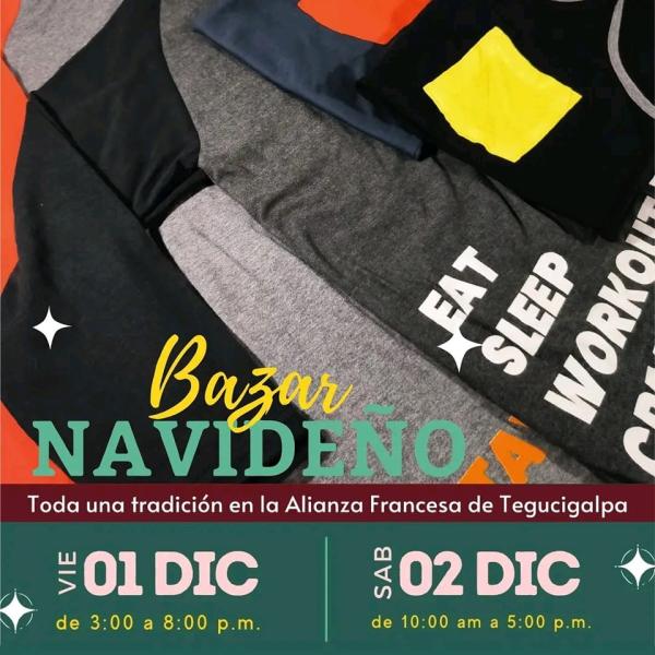 Bazar Navideño en la Alianza Francesa de Tegucigalpa