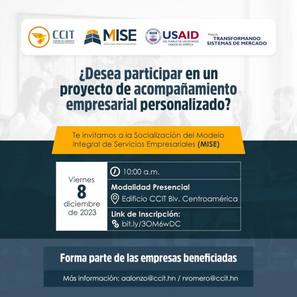 CCIT: Únete al exclusivo grupo de empresarios MISE
