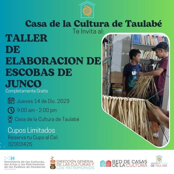 Taller de Elaboración de Escobas de Junco