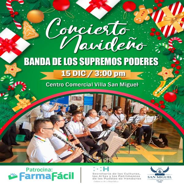 Concierto navideño de la Banda de los Supremos Poderes 