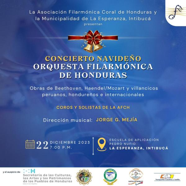 Concierto Navideño: Orquesta Filarmónica de Honduras