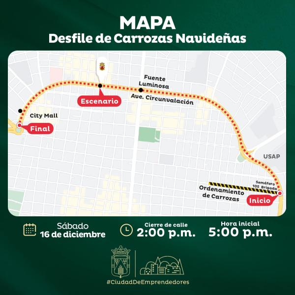 Desfile de Carrozas Navideña en SPS 