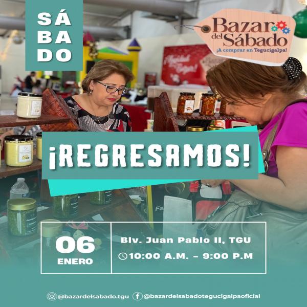 Regresa Bazar del Sábado en TGU