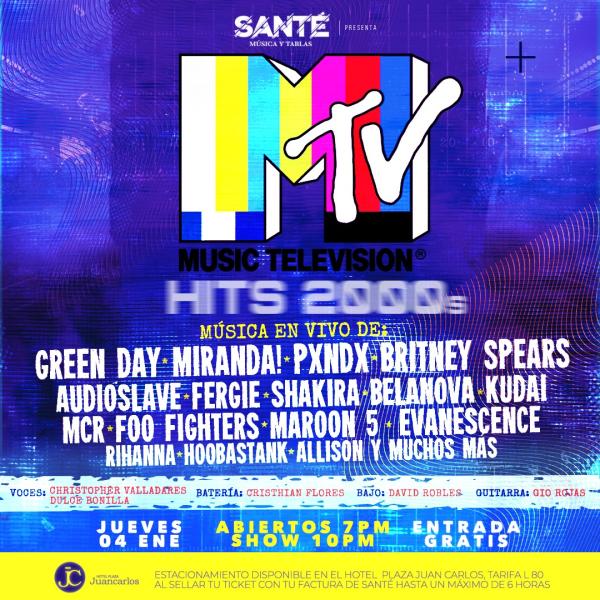 Revivamos los 2000's con el especial MTV HITS en La Sante 