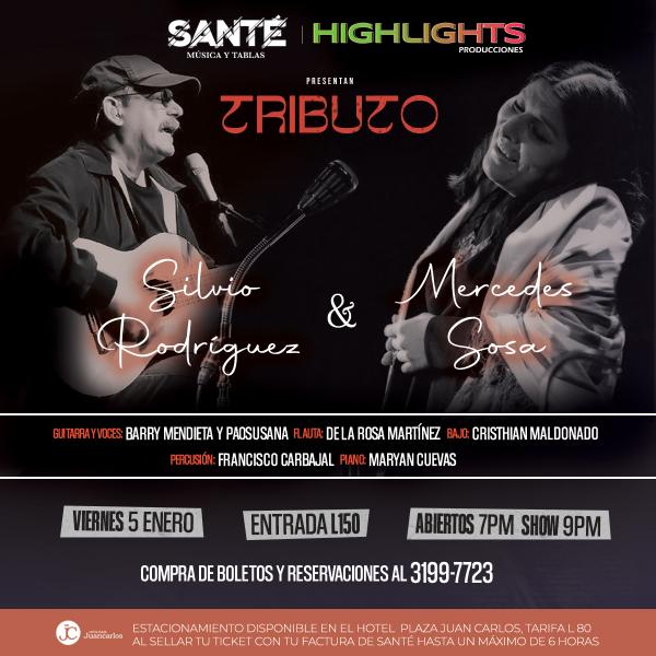 Tributo: Mercedes Sosa y Silvio Rodríguez en La Sante 