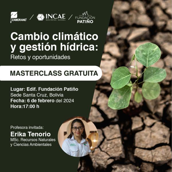 MasterClass gratuita: Cambio Climático y gestión híbrida: Retos y oportunidades 