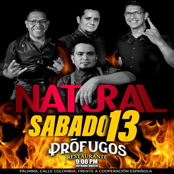 Prófugos en vivo en Natural 