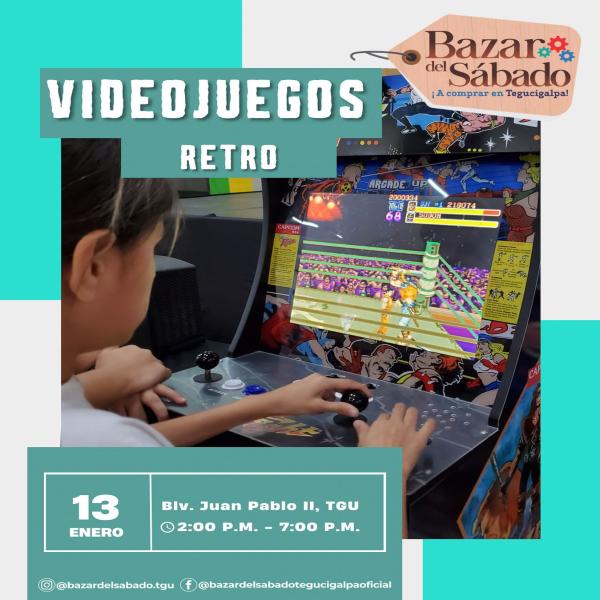 Videojuegos retro en El Bazar del Sábado – TGU 