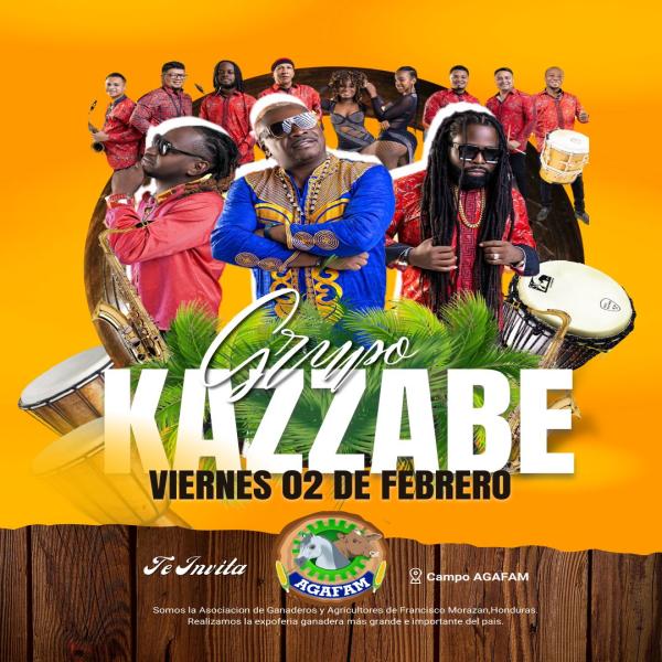 Inauguración Exporfería AGAFAM con el Grupo Kazzabe 