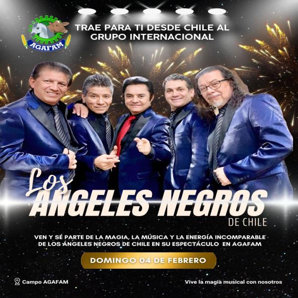 Concierto con Los Ángeles Negros de Chile en la Feria AGAFAM 2024 