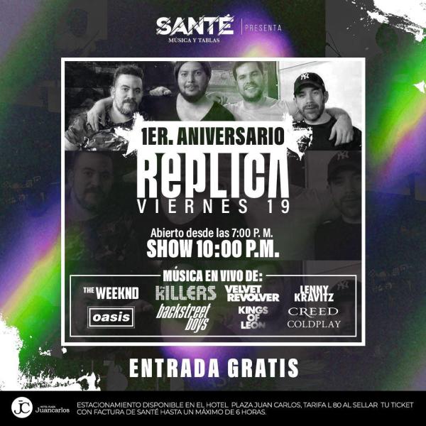Celebremos el 1er Aniversario de la Banda Replica