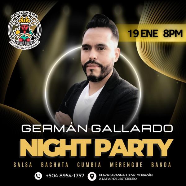 Germán Gallardo en Night Party – Pachamama 