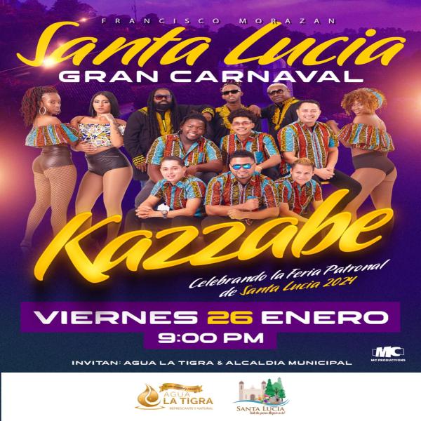 Grupo Kazzabe en el Carnaval de Santa Lucia 