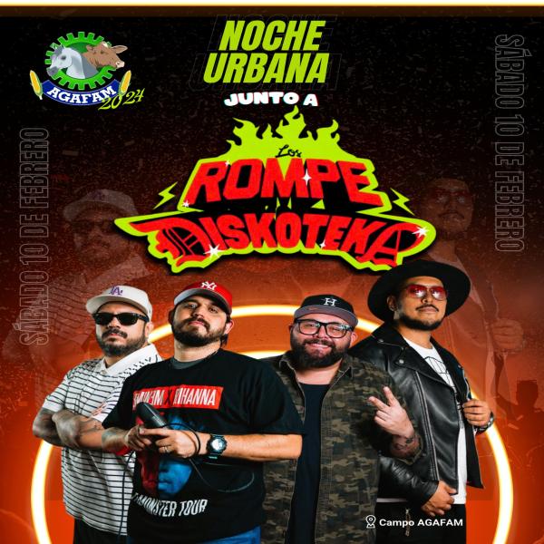 Los Rompe Diskoteka en la Feria AGAFAM 2024 