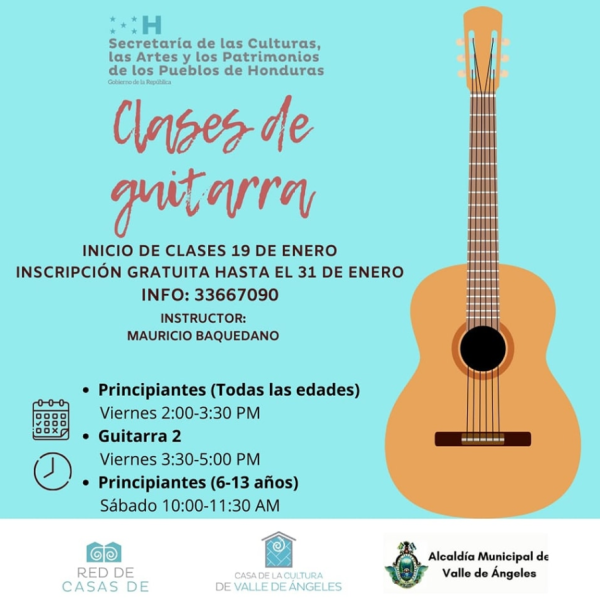 Clases de Guitarra en Valle de Ángeles 