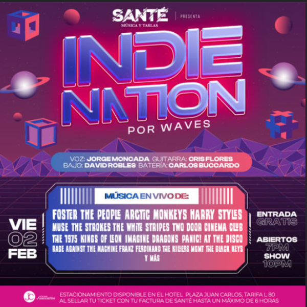 INDIE NATION for waves en La Sante 
