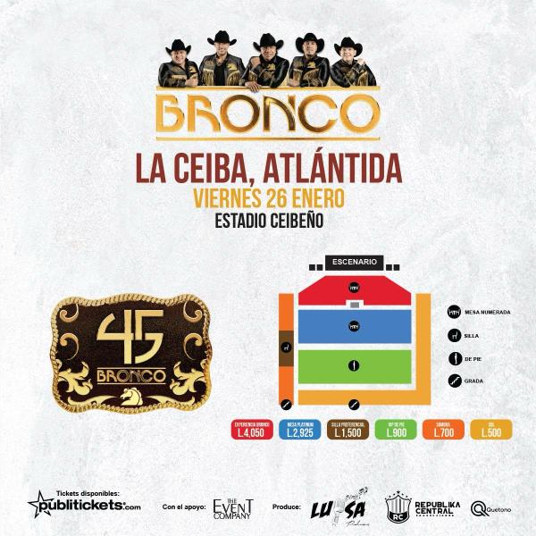 Bronco La Ceiba Honduras 2024