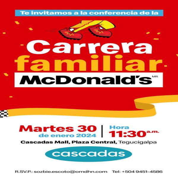 Conferencia de Prensa: Carrera Familia McDonald’s 