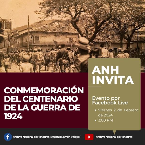 Evento conmemorativo del Centenario de la Guerra de 1924 