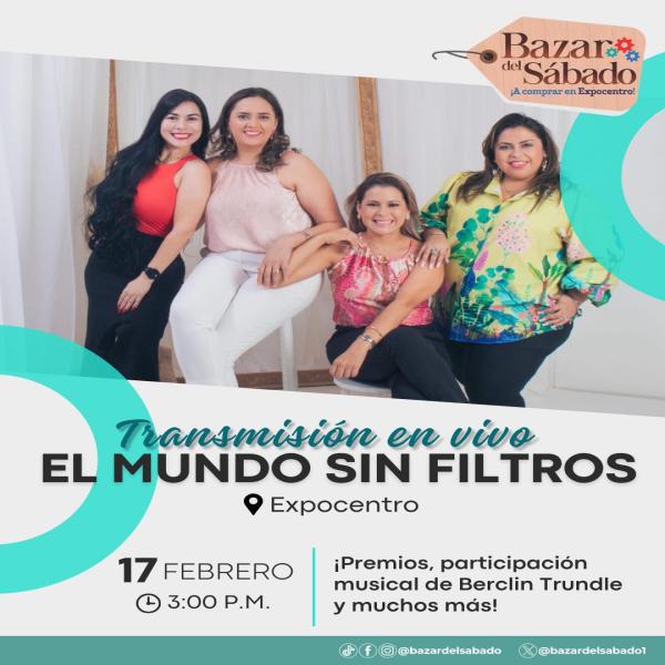 Transmisión en vivo del programa “El Mundo sin filtros” en el #BazardelSábado #SPS