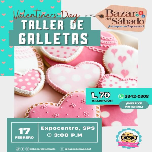 Taller de Galletas preciosas en el #BazardelSábado #SPS 