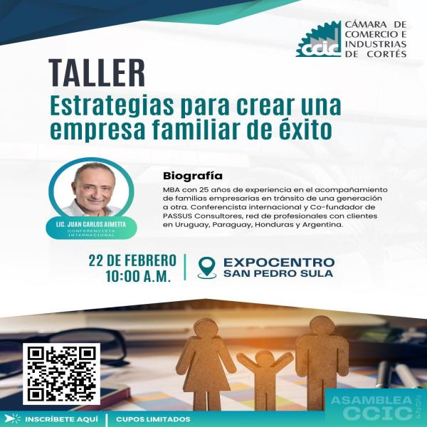 Taller: Estrategias Para Crear una Empresa Familiar de Éxito