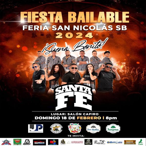 Feria San Nicolás 2024: Fiesta bailable con Santa Fe