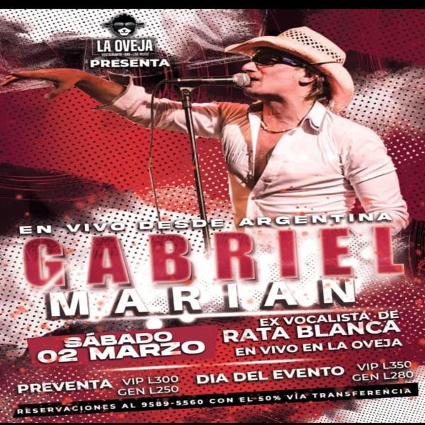 En vivo desde Argentina Gabriel Marian ex vocalista de Rata Blanca 