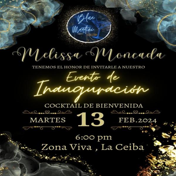 Evento de inauguración “Blue Martini”