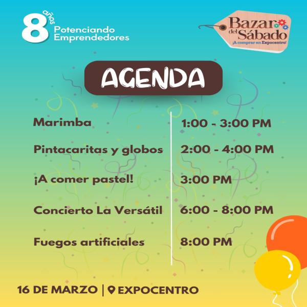 Celebración octavo aniversario Bazar del Sábado – SPS 