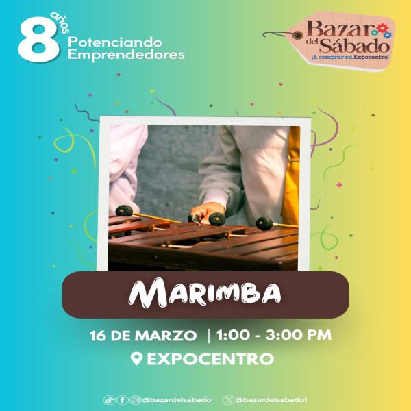 Marimba en Bazar del Sábado – SPS